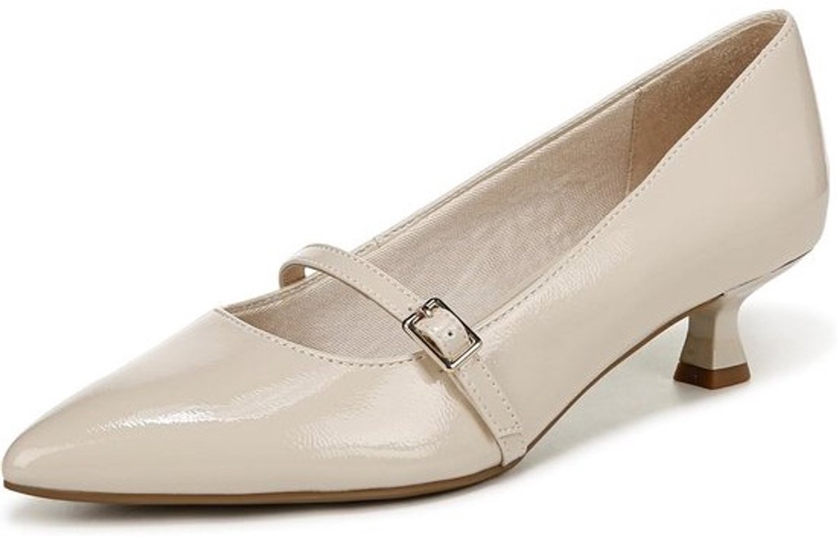 Dames Kitten Heel Pumps met Mary Jane Band