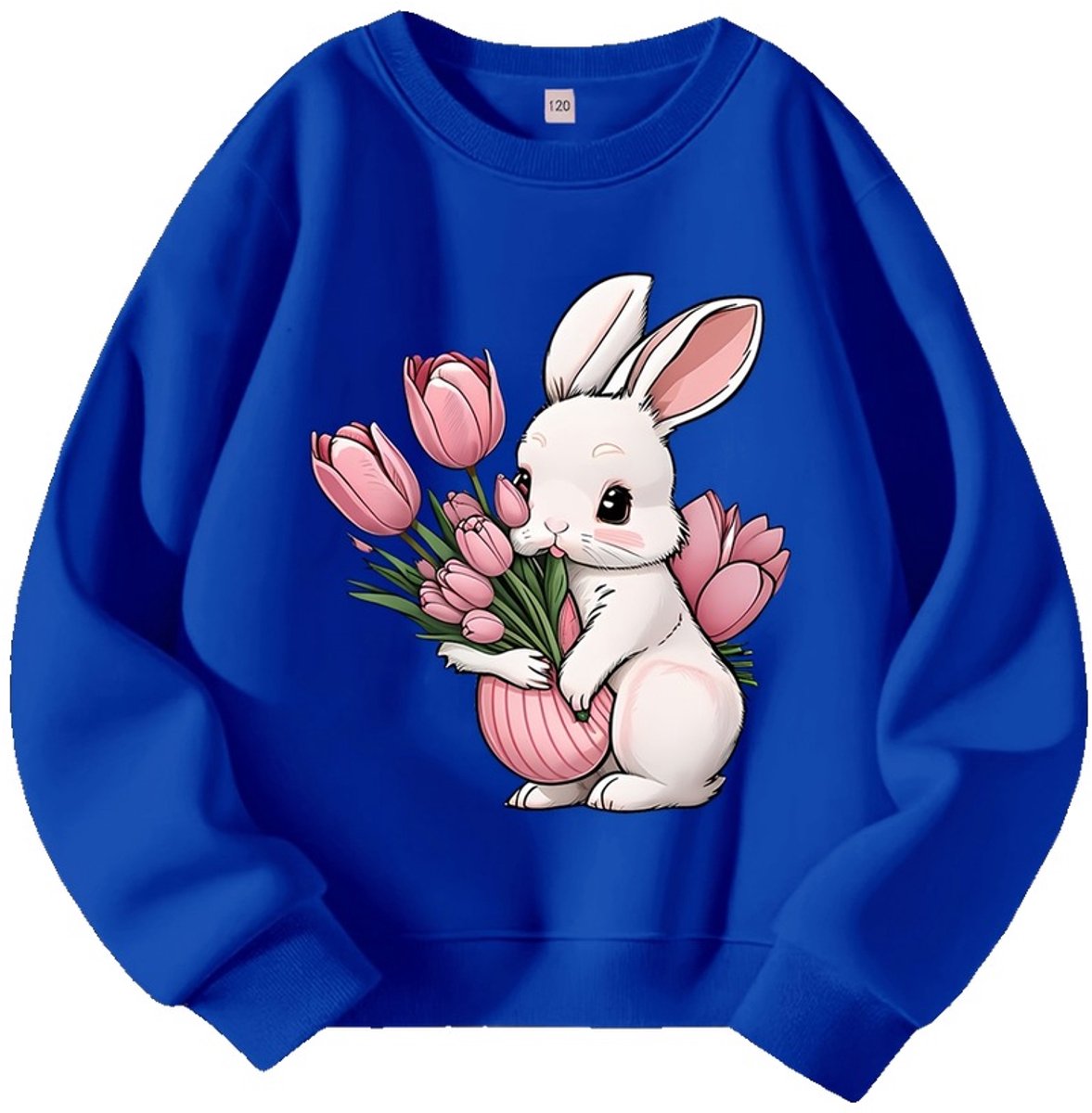 Currero Sweater Meisjes Sweaters Sweatshirt Hoodie Warme Trui Pullover Jumper Crewneck Vest 15-16 Jaar Blauw
