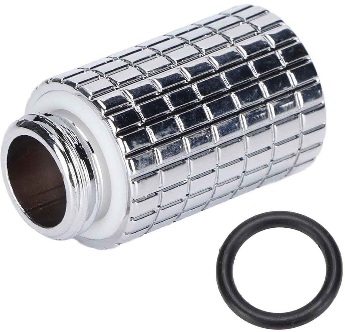 Extensor Fitting - Waterkoeling Adapter - Computer Koeling - Messing met coating - 25 mm - Zilver