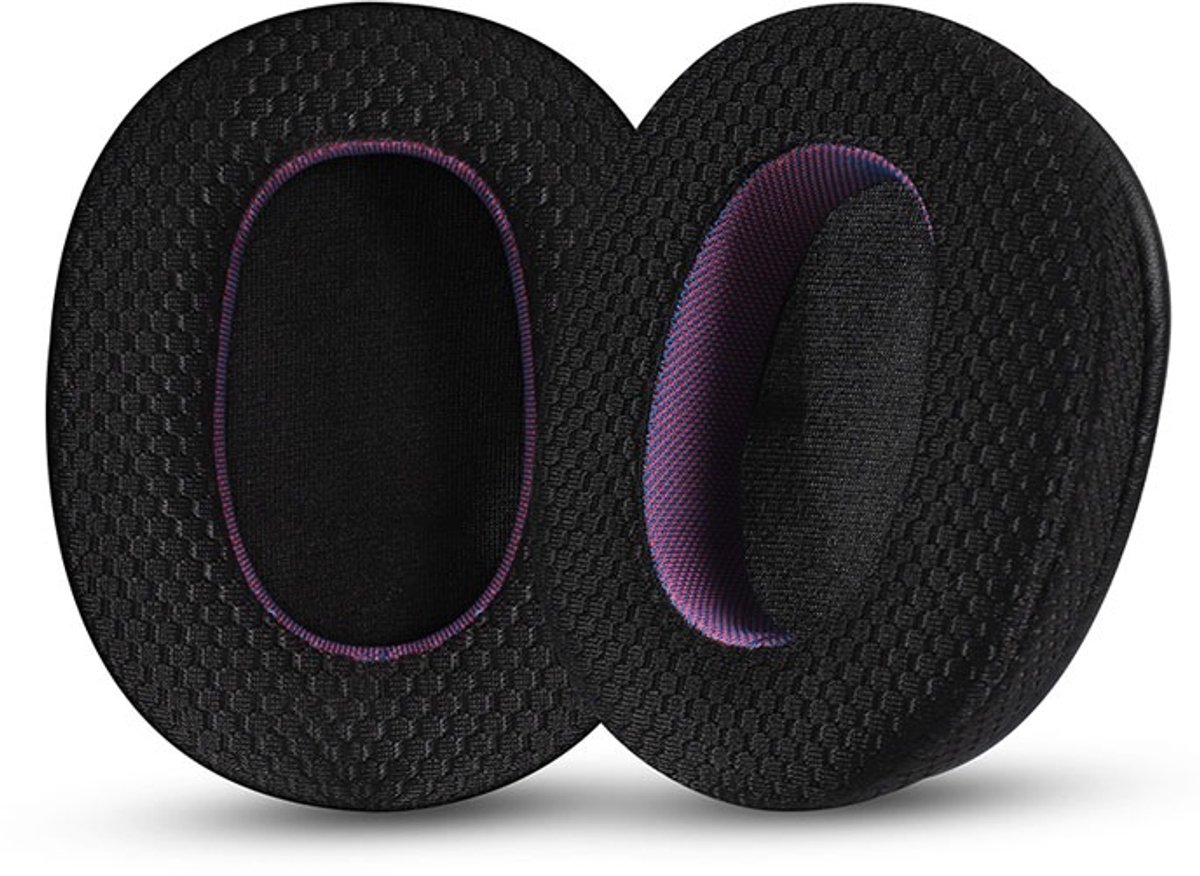 Zwarte en paarse mesh oorkussens voor compatible with Sony ULT WEAR hoofdtelefoon - 2 stuks