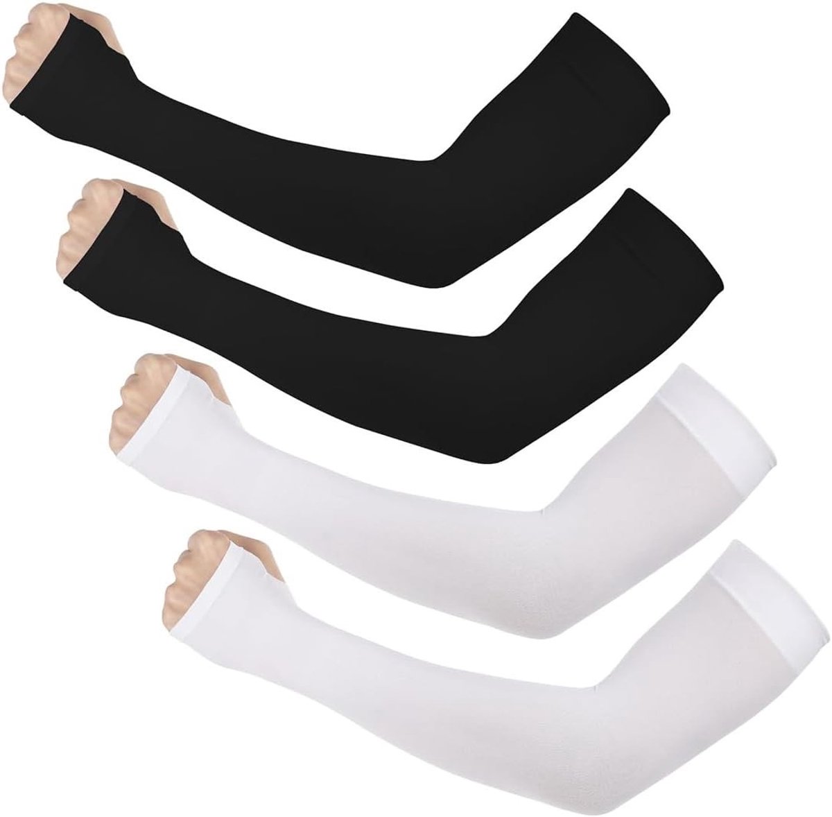 Unisex Arm Warmers - UV Bescherming en Zonnebescherming voor Sport, Fietsen, Vissen en Basketbal, Multikleur, One Size