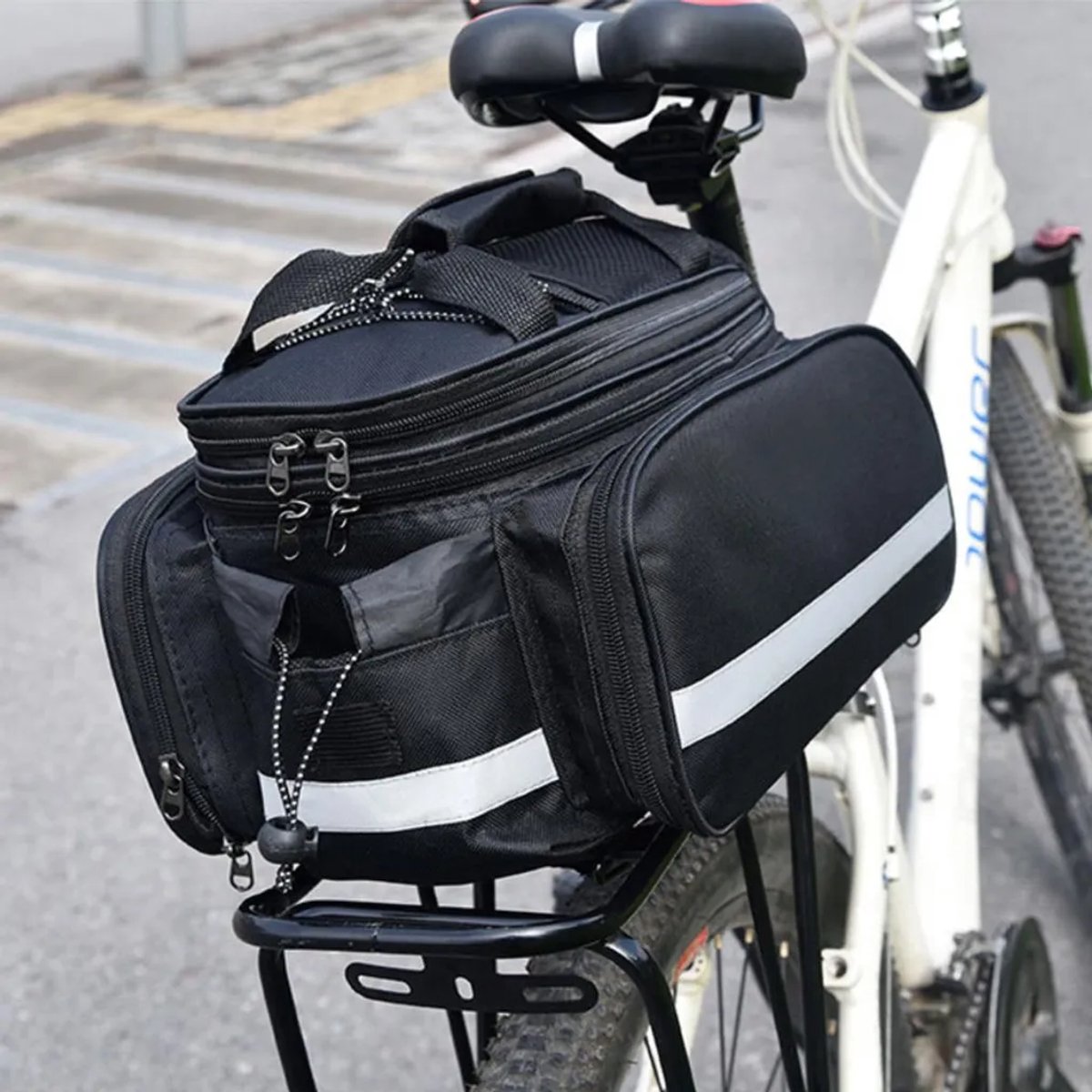 Fietstassen, bagagedragertassen, waterdichte 2-in-1 fietstassen, achtertassen, zadeltassen, fietsmanden Geschikt voor buiten, schoudertassen