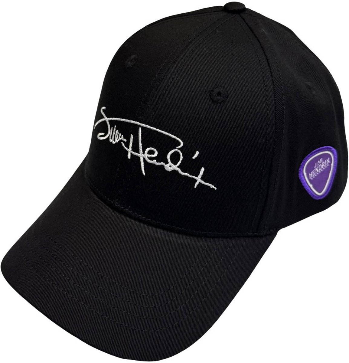 Jimi Hendrix - Signature Logo Baseball pet - Zwart