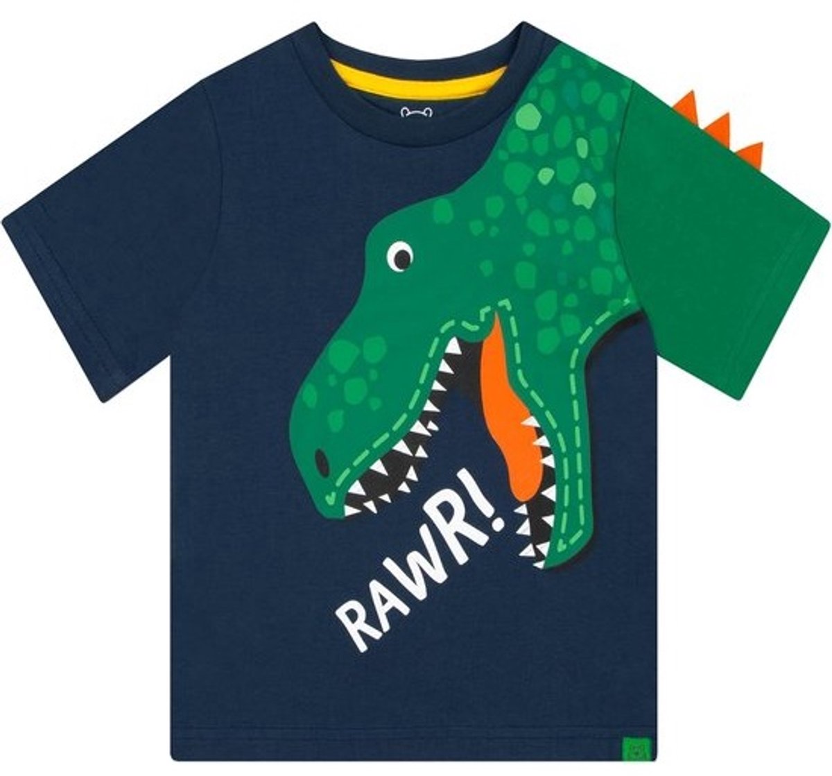Stoer Dinosaurus T-shirt Jongen Meisje met Spikes en T-Rex Print