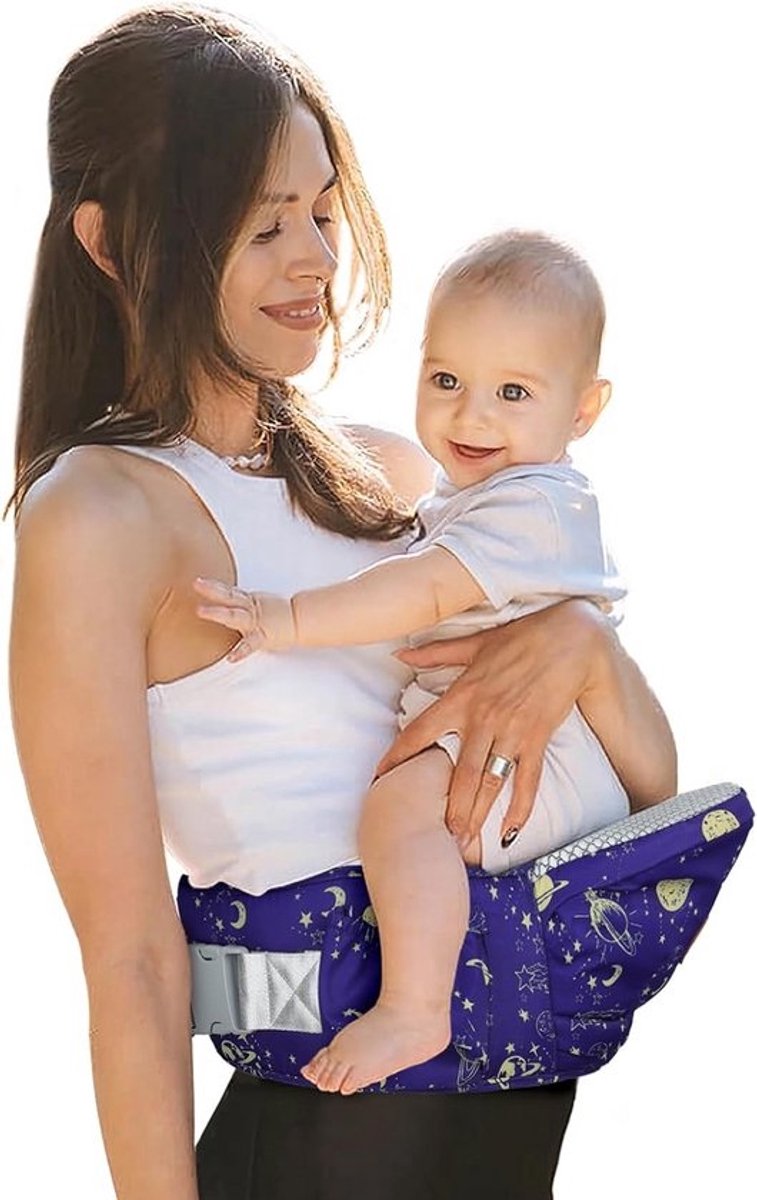 Baby Draagzak met Heupzitje en Verstelbare Tailleondersteuning