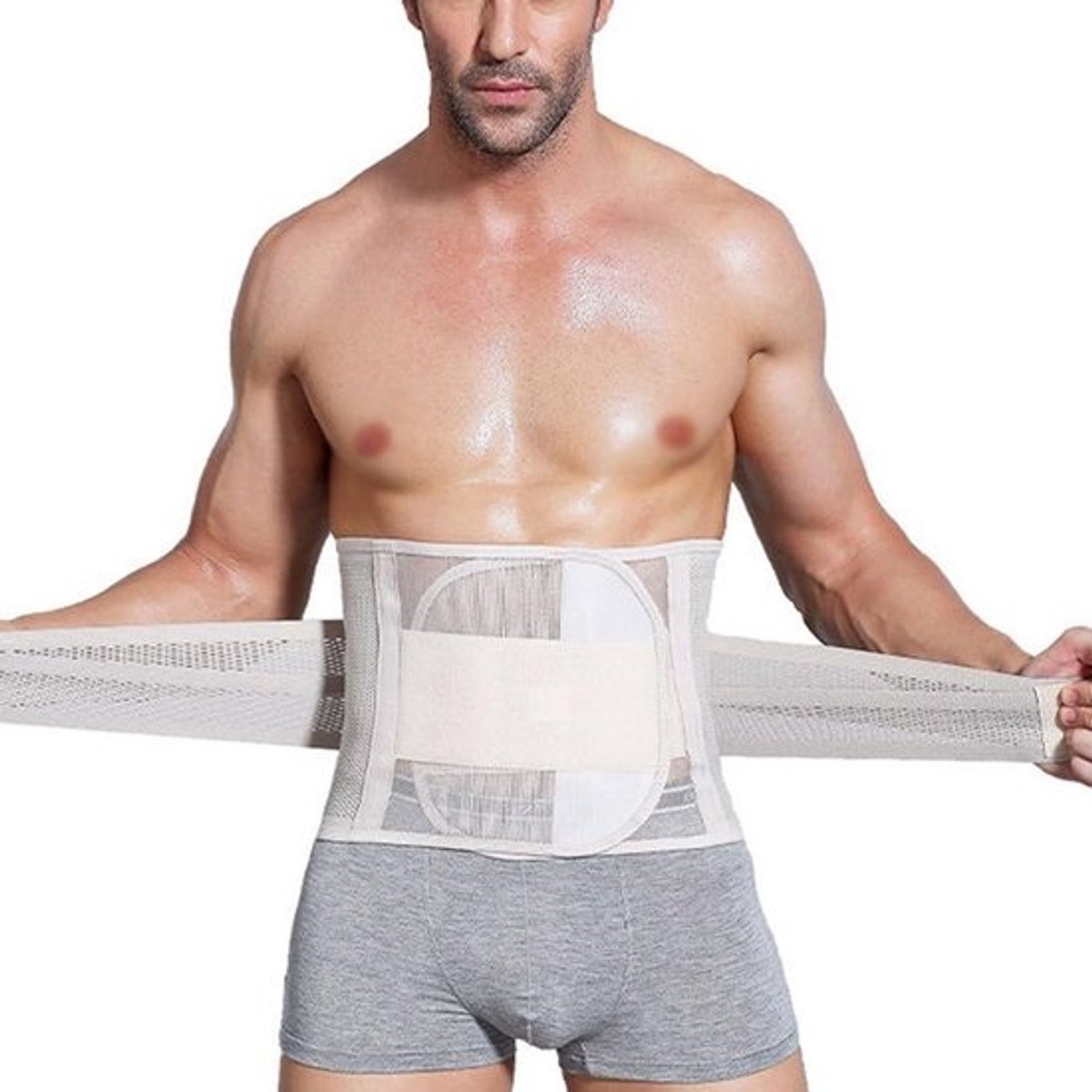 Ademende Rugsteun Riem voor Onderrug & Taille Ondersteuning | Taille Trainer Effect