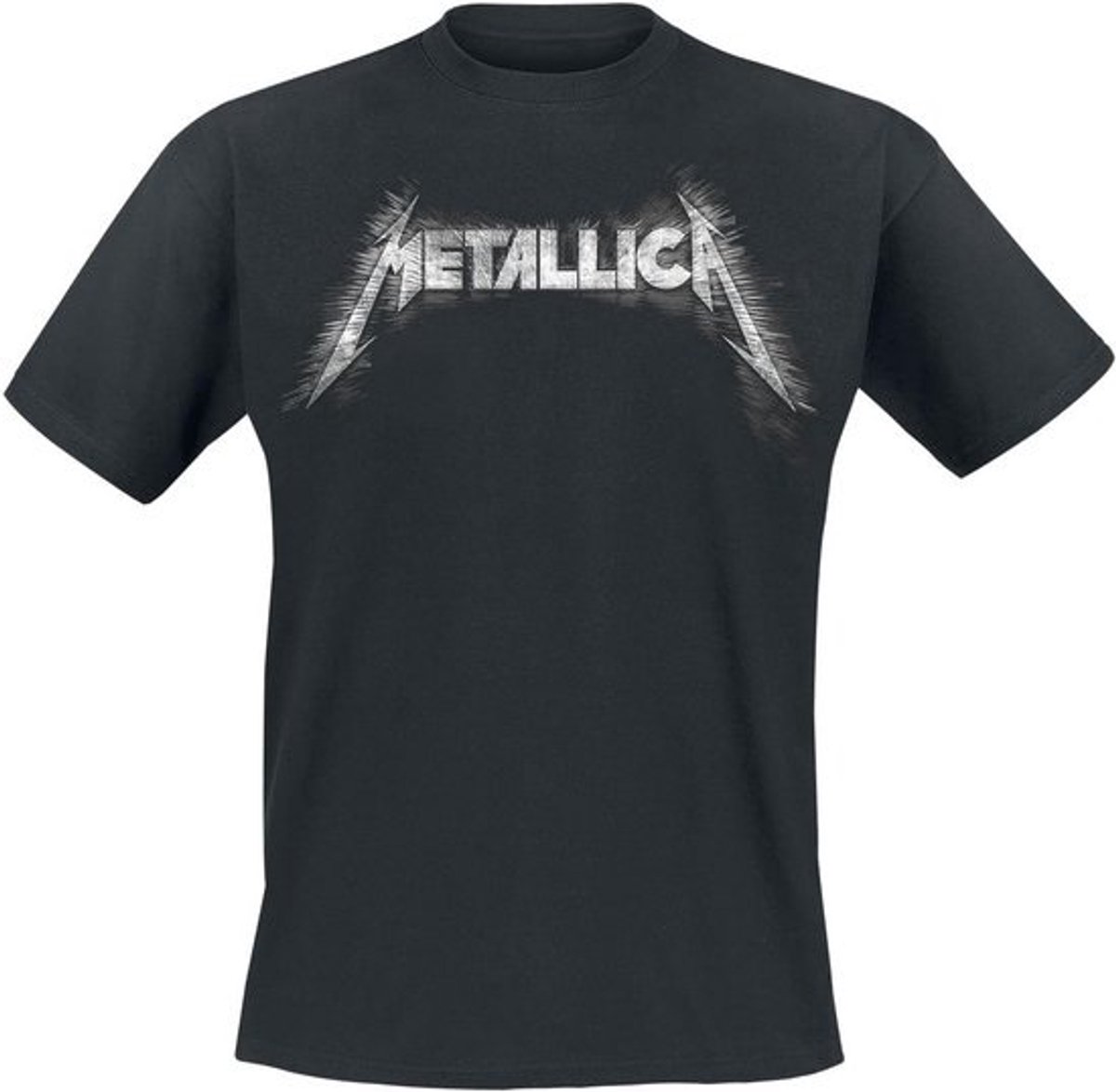 Heren T-shirt met Metalen Spikes - Zwart - Comfortabel en Stijlvol