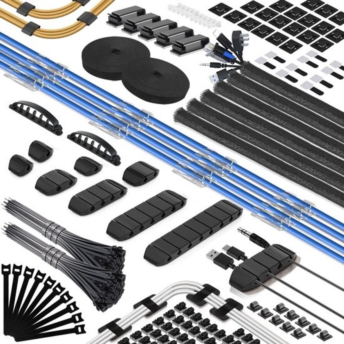 100x Extra Lange Metalen Kabelbinders RVS - Zelfborgend - Heavy Duty 32 Inch - 122 kg Treksterkte