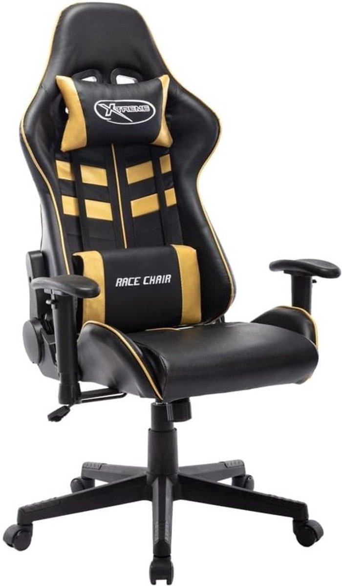 Comfortabele en Verstelbare Gaming Fauteuil met Lendesteun