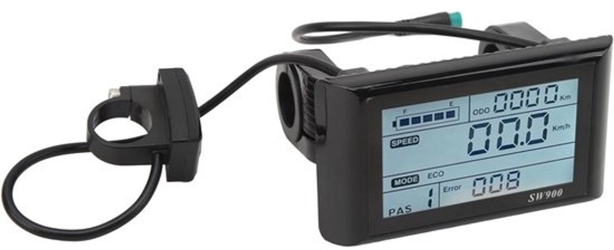 LCD Display Fietscomputer 5-pins Waterbestendig met Batterij Indicatie