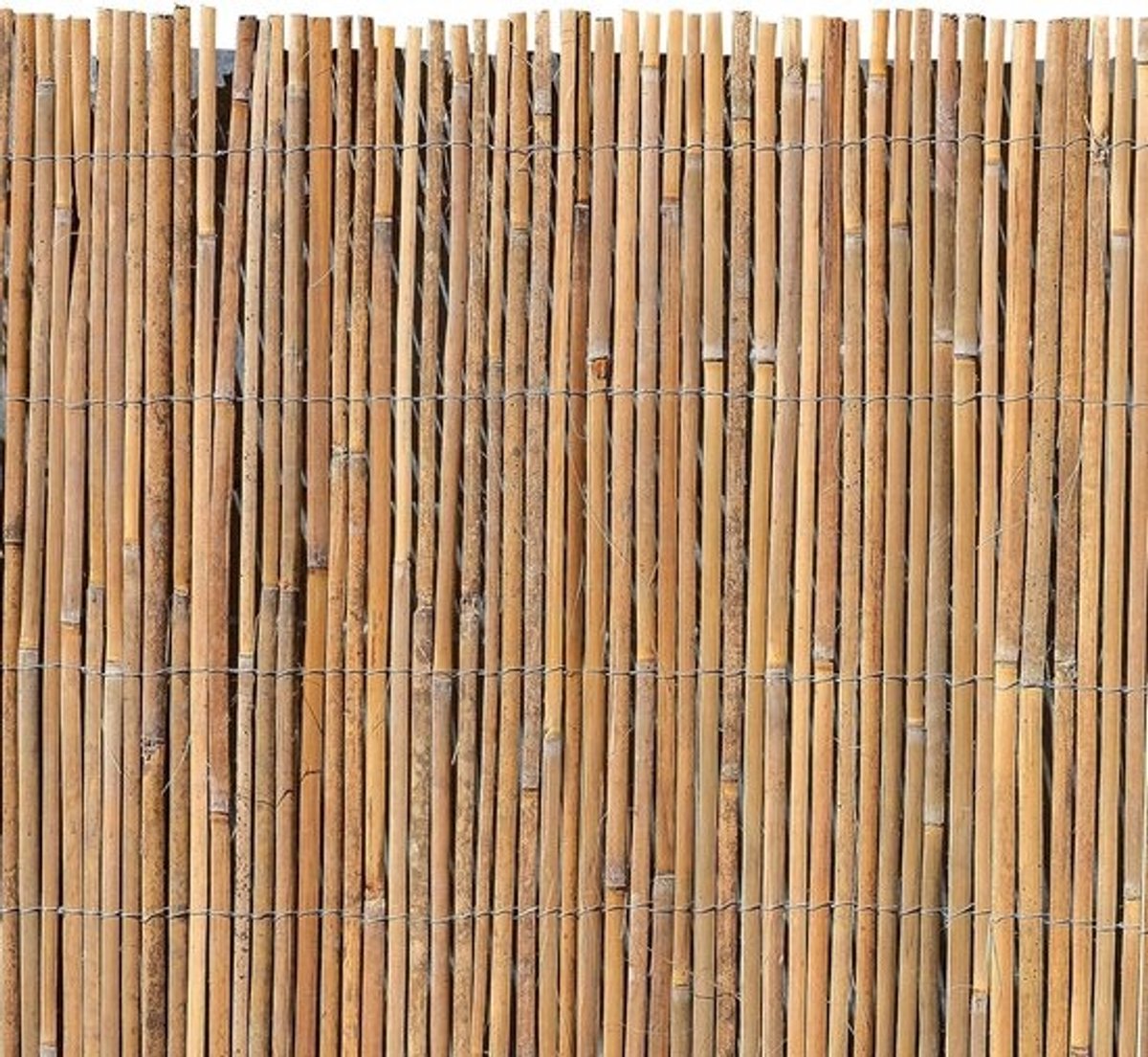 Bamboemat 1,50 m x 4,00 m voor Zicht- en Windbescherming