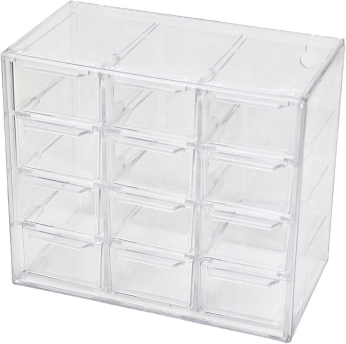 Bureau Opberger met 12 Vakken - Bureau Organizer van Kunststof - Desk Organizer voor Kantoorbenodigdheden - Sieraden - Cosmetica - Haaraccessoires en Kleine Onderdelen