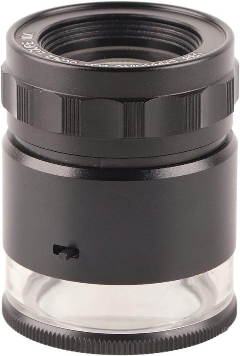 Verlichte Vergrootglas - Lup - Details Bekijken - 6 LED Verlichting - 28mm Lens - Zilver