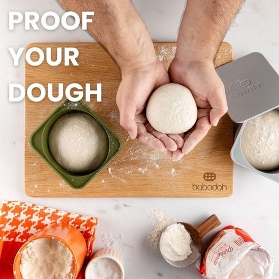 Pizzadeeg Containers - Proofing Bakjes - Pizza Maken - Set van 6 - 135 x 122 x 64 cm — afbeelding 2