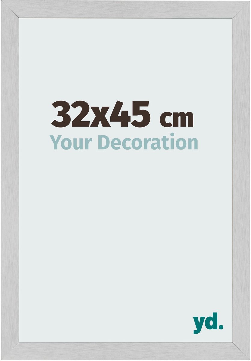 Your Decoration - Fotolijst 32x45 cm - MDF - Edelstaal - Bologna
