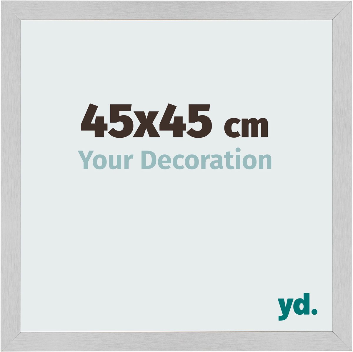Your Decoration - Fotolijst 45x45 cm - MDF - Edelstaal - Bologna