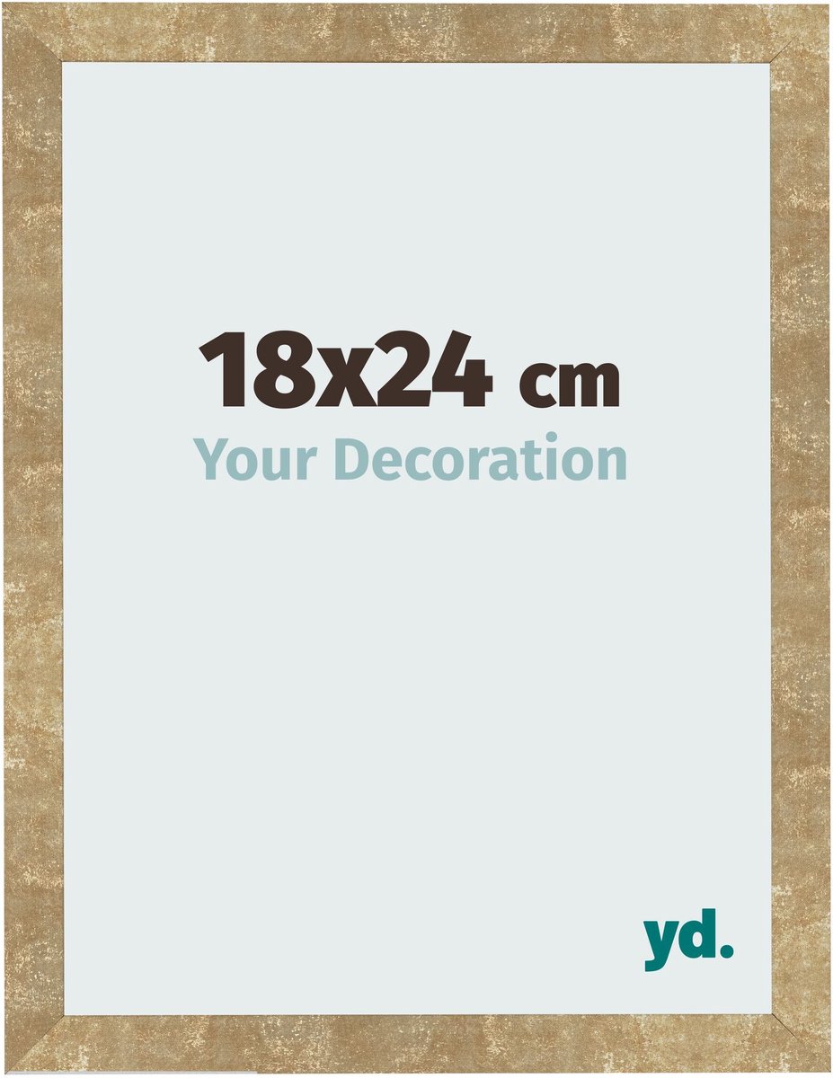 Your Decoration - Fotolijst 18x24 cm - MDF - Goud Antiek - Bologna