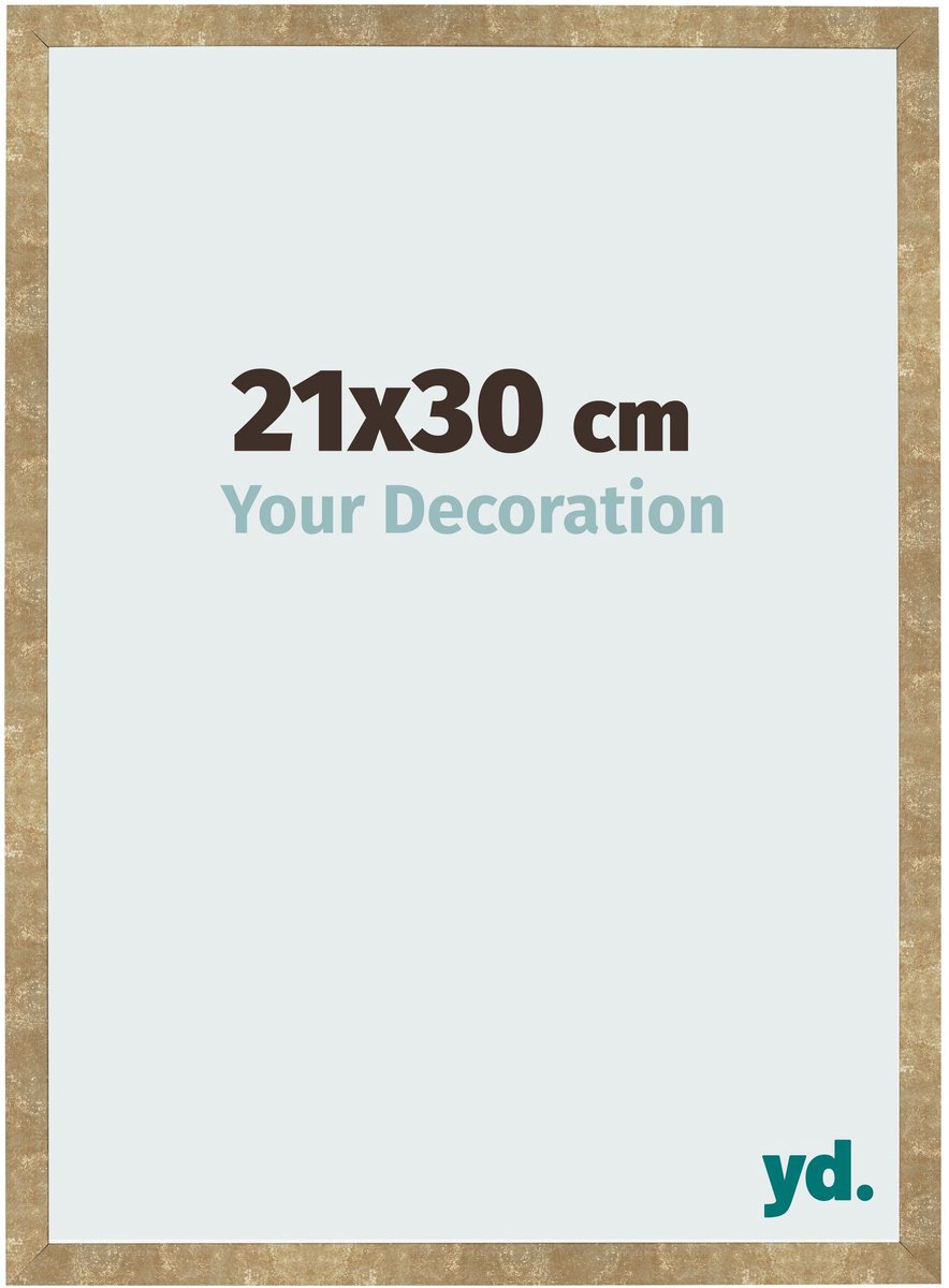 Your Decoration - Fotolijst 21x30 cm - MDF - Goud Antiek - Bologna