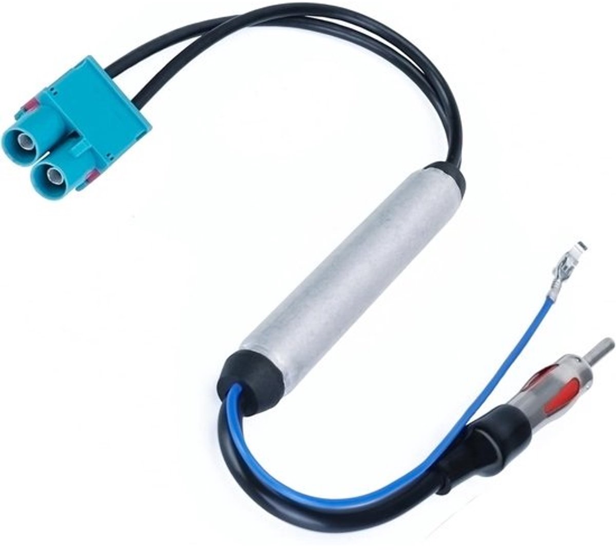 Auto Antenne Versterker - Signaal Booster - Betere Radio Ontvangst - Compact Ontwerp - 30cm Lengte