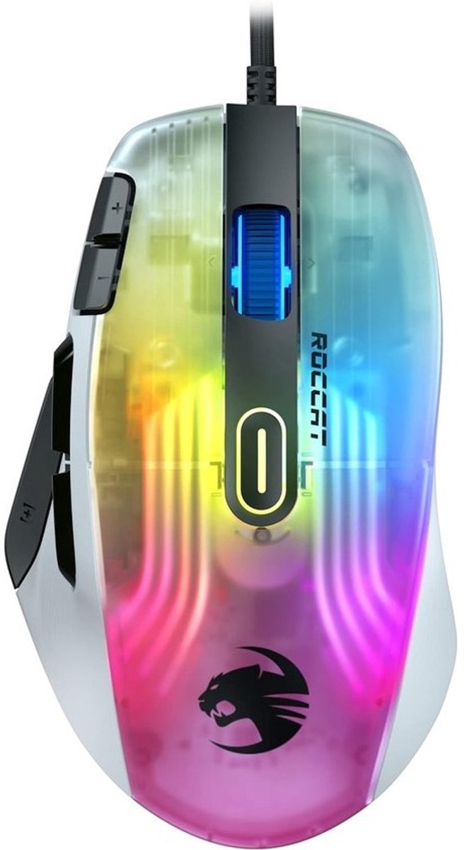 Gamingmuis met 19K DPI optische sensor, 29 programmeerbare knoppen en 3D RGB-verlichting
