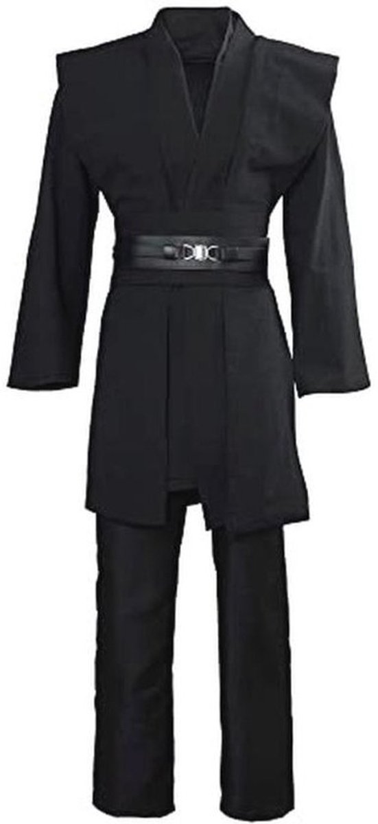 Jedi-tuniek met capuchon voor Halloween en rollenspel voor mannen