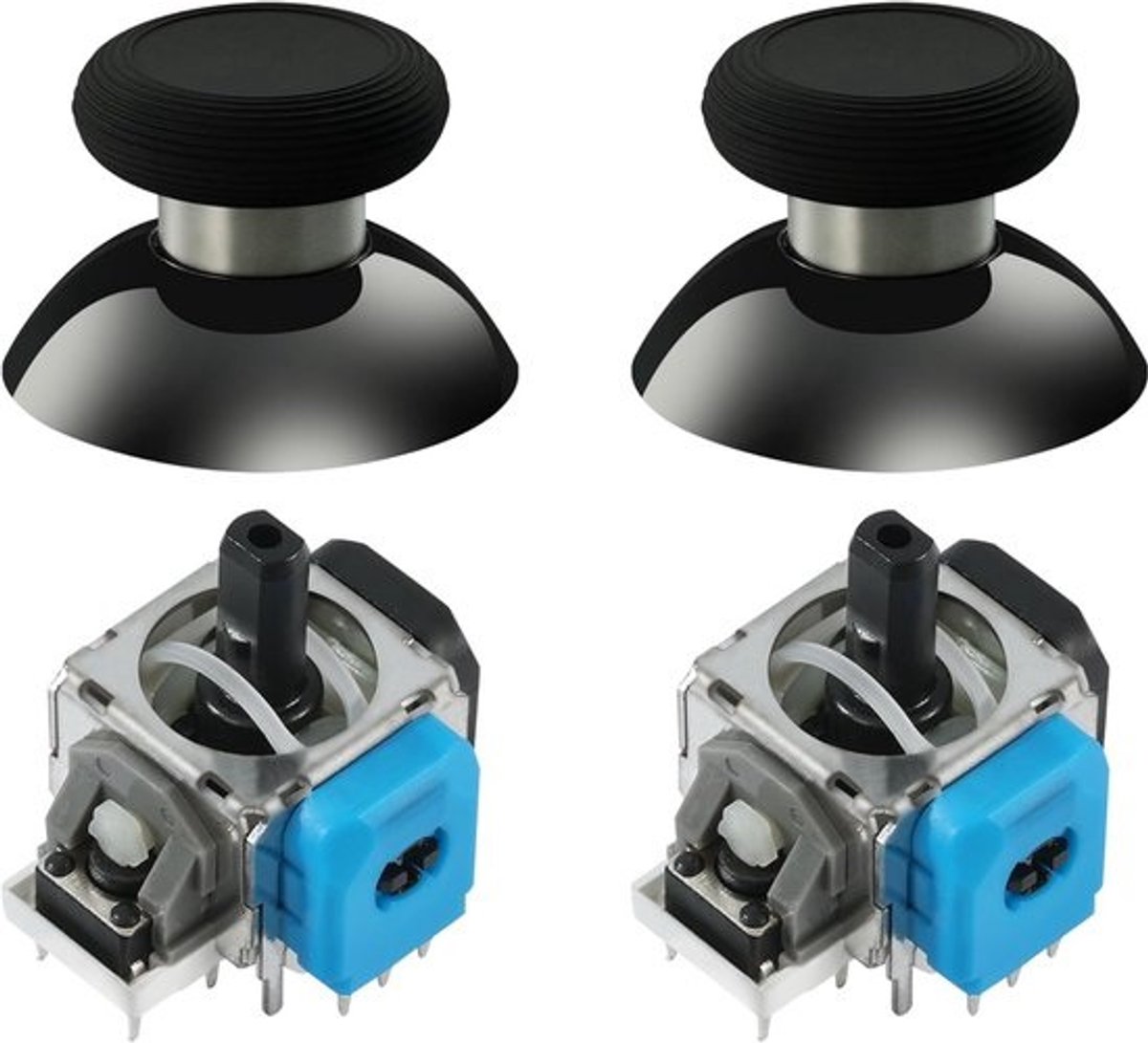 Anti-Drift Elektromagnetische Joystick Vervangingsset voor PS4 Controller
