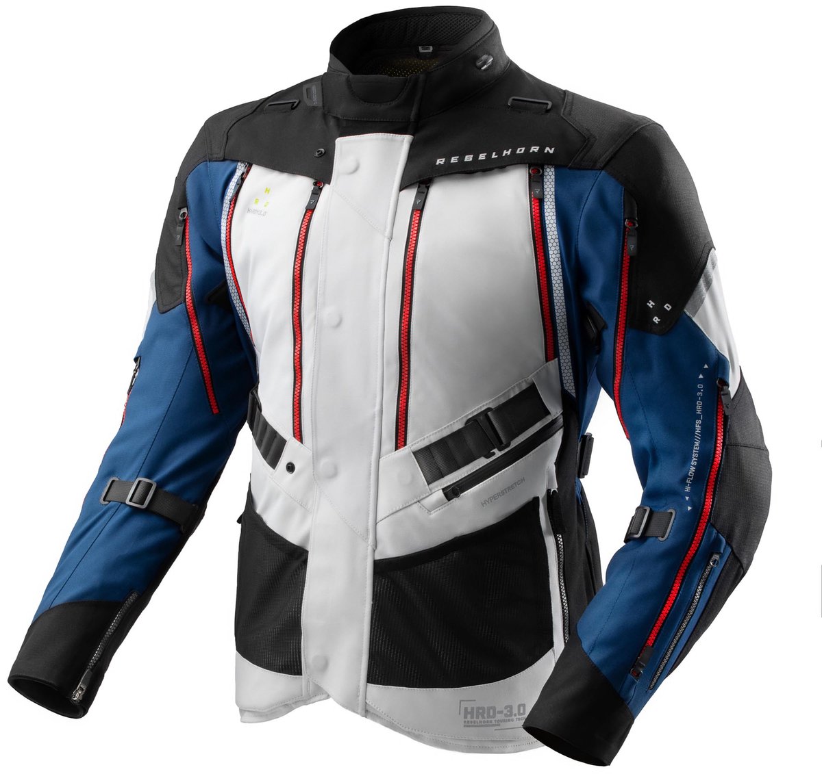 Rebelhorn Hardy 3.0 waterdichte motorfiets textieljas -