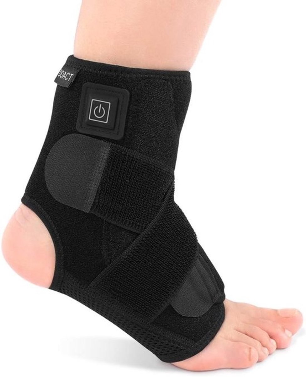 Verwarmde Enkelbrace met USB voor Pijnverlichting en Warmte | Verstelbare Compressie Ondersteuning