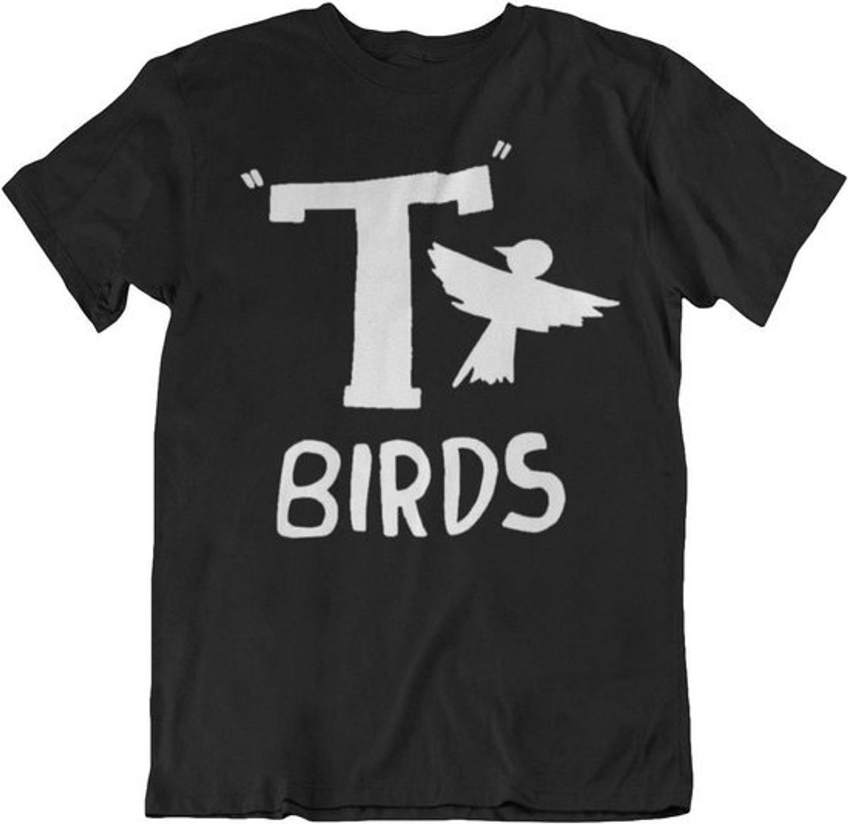 Unisex T-Shirt met Vet Lettertype voor Heren en Dames, Zwart
