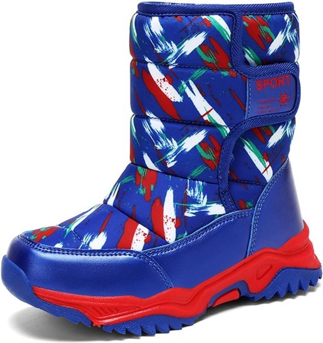 Warme Kinder Snowboots met Klittenband voor Jongens en Meisjes
