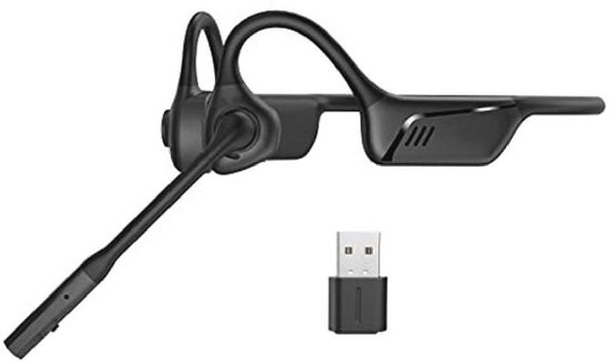 Bluetooth draadloze headset met noise canceling microfoon – Perfect voor kantoor, online onderwijs en gaming