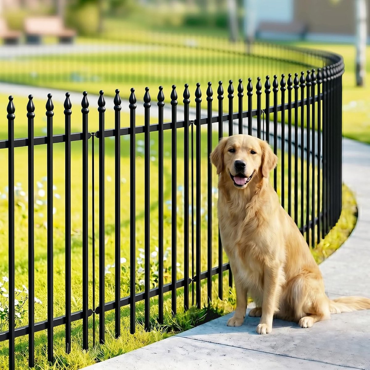 Decoratieve Tuinhek van Metaal voor Bloembedden en Dierenbescherming - Ideaal voor Tuinontwerp en Beplanting
