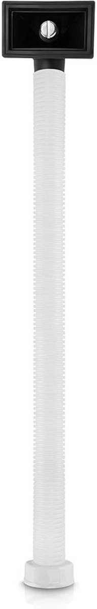 Sifon Gootsteen - Overloopset Spoel - Afvoer Aansluiten - Complete Set - 400 mm - Wit