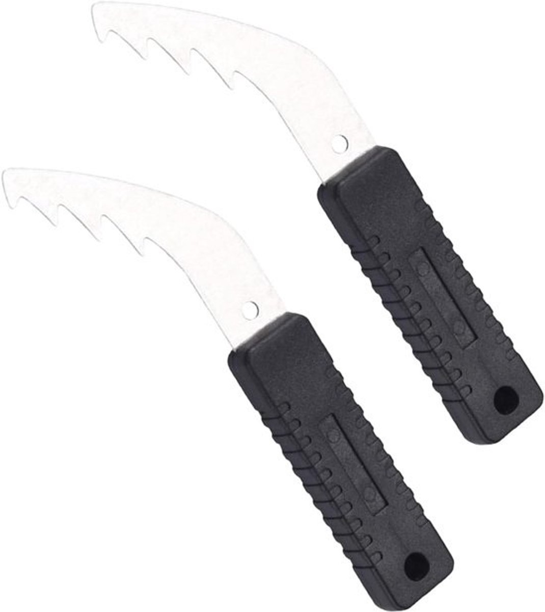 Onkruidgereedschap Set - Wieden Tool - Tuinonderhoud - Ergonomische Handgreep - 2 Stuks - Grijs
