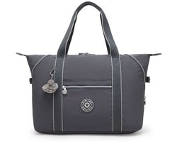 kipling reistas sporttas Eyes Wide Open Art M Travel Tote M Moonlit Grey grijs