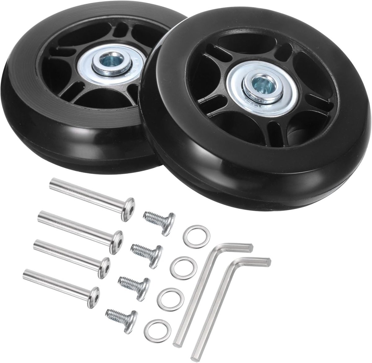 QUARKZMAN Kofferrollen Ersatz x mm/, x, Gummi Schwenkrollen mit Kugellager Reparaturset für Koffer Inline Outdoor - ShopVlot