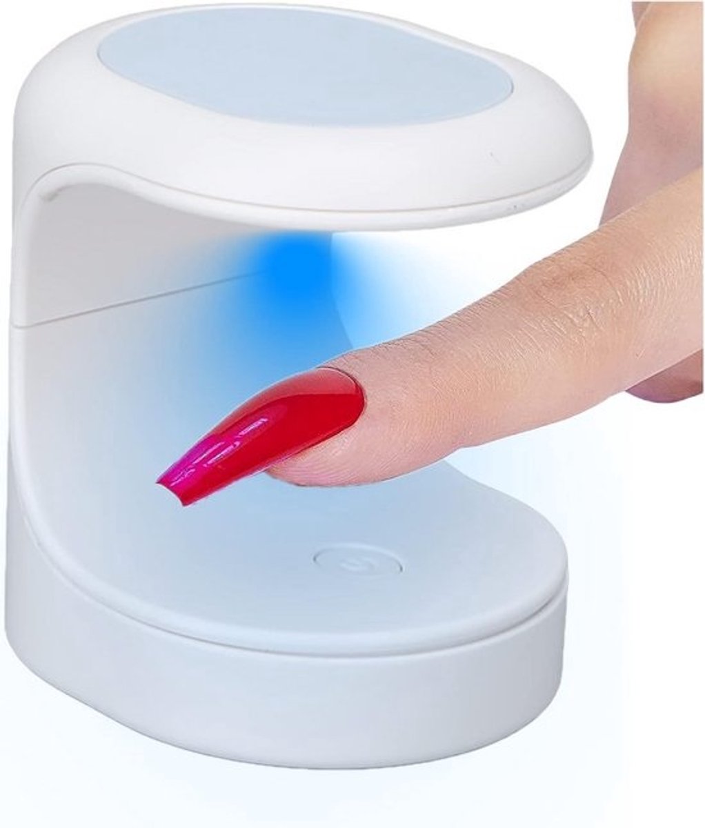 Draagbare Mini UV LED Nagellamp - Professionele 16W Nageldroger voor Manicure en Nail Art