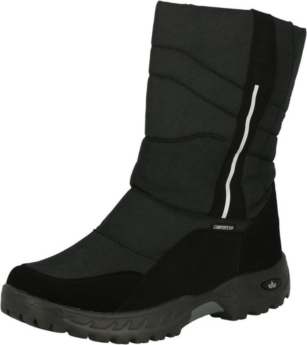 Heren Winter Snowboots Zwart Waterafstotend met Rits en Warme Voering