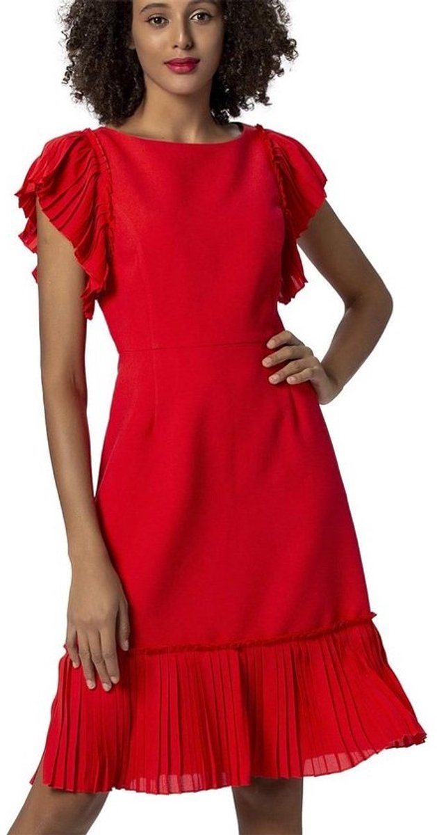 Elegante damesjurk met volants
