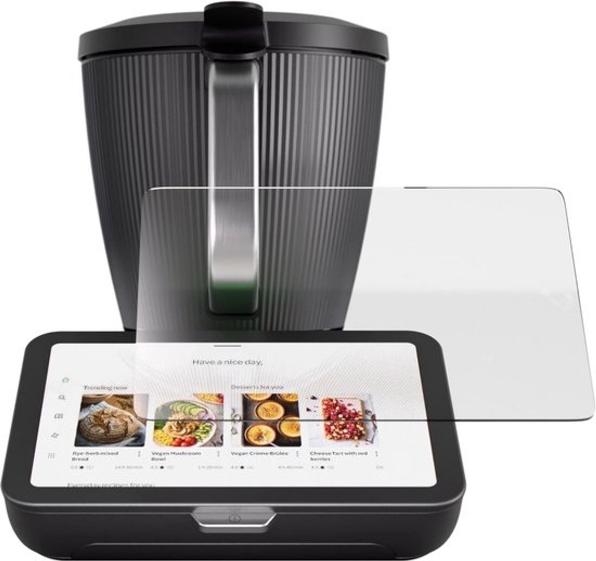 Hybride Glas Screenprotector voor Thermomix TM7 - Krasbestendig Displayfolie