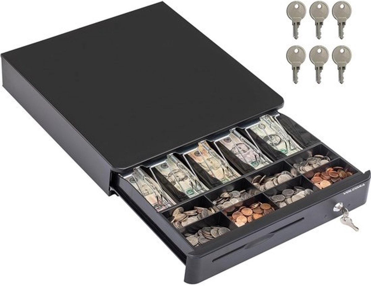 Kassalade POS-systeem 16 Inch met Afneembare Muntenlade voor Bedrijven