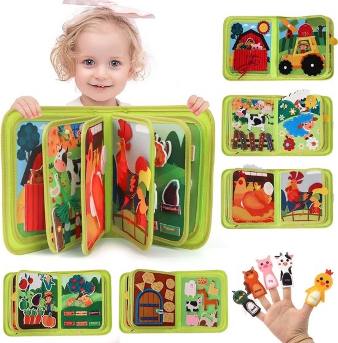 Montessori Busy Board voor Peuters - Activiteitenboek voor Oefenen en Spelen