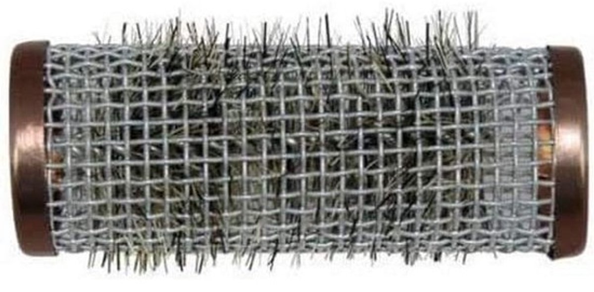Professionele Metalen Haarwikkelaar Lang 24 mm Bruin