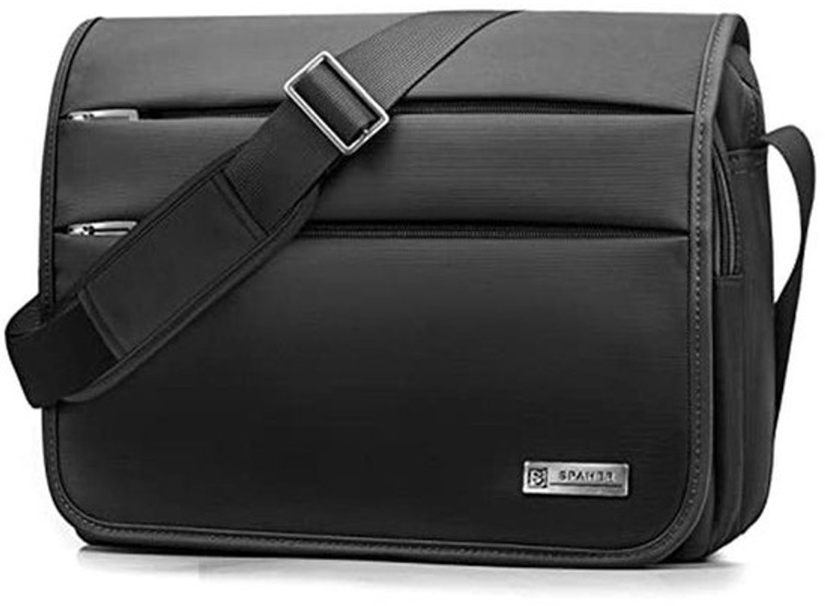 Grote 14 inch Laptop Schoudertas - Waterdicht Crossbody Tas voor Werk en Reizen