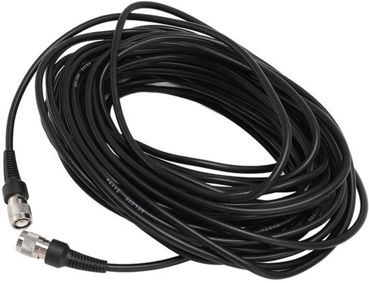 Verlengsnoer Coaxiaal - Signaal Kabel - Antenne Versterker - Superieure Signaalprestaties - 15 Meter - Zwart