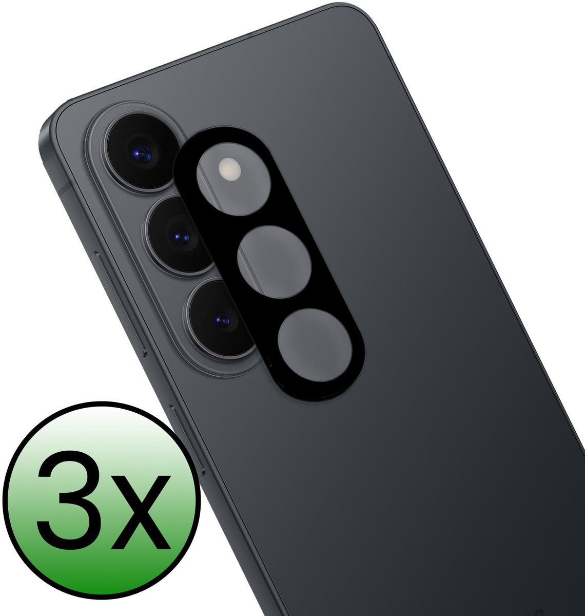Camera Lens Protector - 3 Stuks Geschikt voor Samsung Galaxy S26 FE - Camera Screenprotector Beschermglas - Gehard Glas - Tempered Glass - Screen Protector
