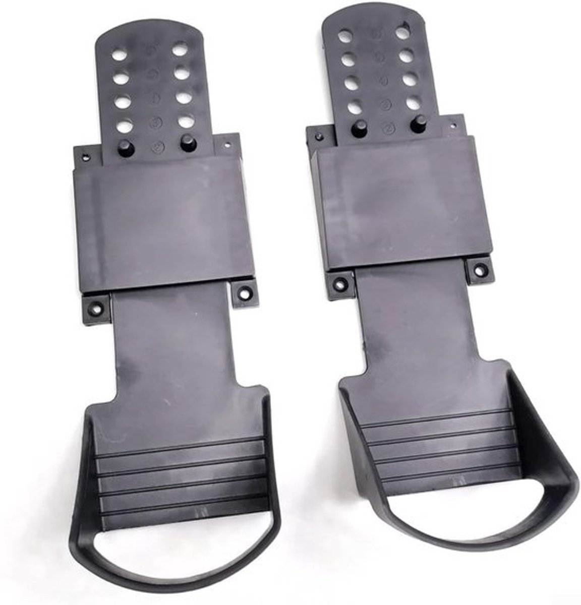 Roeimachine Pedalen - Fitness Onderdelen - Indoor Training - Lichtgewicht Ontwerp - 30x10x5cm - Zwart
