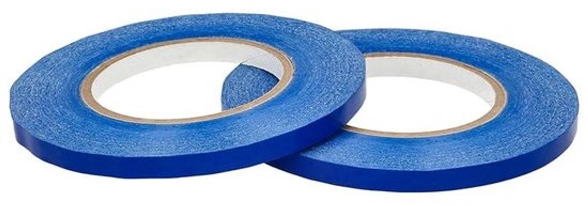 Poly Bag Tape - Verpakkingstape Zaksealer - Zaken Afsluiten - Zuinig Taai Duurzaam - 3/8" x 180 Yards - Blauw