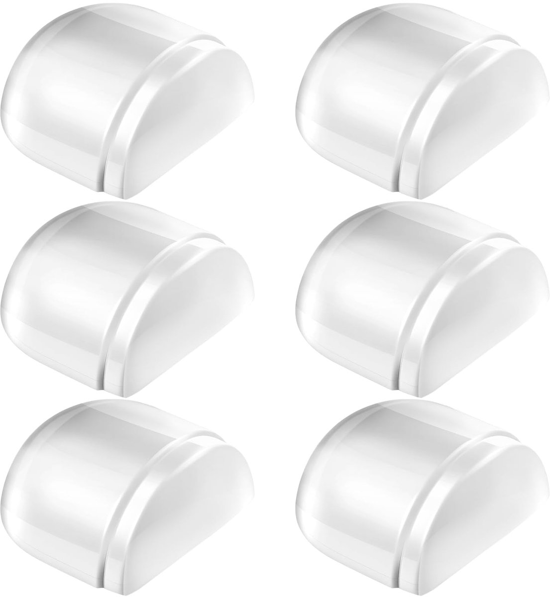 Deurstopper - Zelfklevend voor de vloer - voor badkamer - 6 stuks