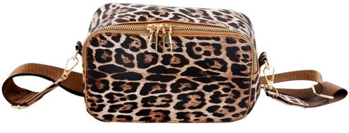 Dailygoods - Stijlvolle Schoudertas met Luipaardpatroon voor Dames